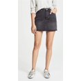 thumbnail image 2 of Free People Womens Rugged Denim Skirt black 24, 2 of 6