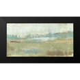 thumbnail image 2 of Goldberger, Jennifer 24x14 Black Modern Framed Museum Art Print Titled - Pastel Landscape II, 2 of 5