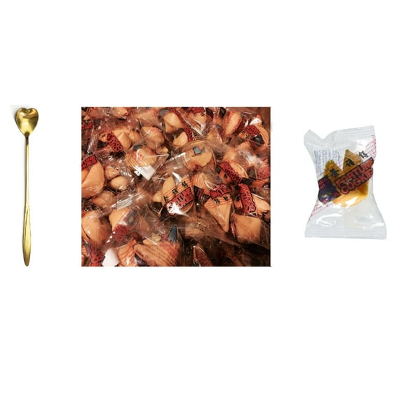 100 Pcs Fortune Cookies Fresh Single Wrap(golden Bowl)