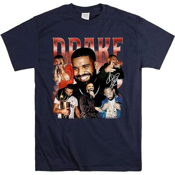 Drakes 90s Vintage Style Drakes Graphic Tee Merch Rapper, T-shirt, ANANDHIS