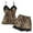 Beige, variant on Christmas pajamas Women's Sexy Deep V Leopard Print Imitation Silk Sexy Shorts Set
