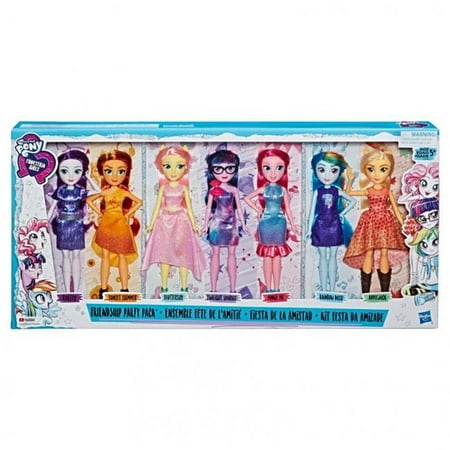 Hasbro HSBE1933 My Little Pony Equestria Girls Friendship Party, Pack of 3