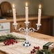 thumbnail image 1 of Candelabro europeo Decoración romántica vintage elegante de tres brazos estilo clásico de boda restaurante hotel hogar cena a la luz de las velas, 1 of 6