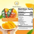 thumbnail image 5 of Amazin Choices Dried Tree-Ripened Mango Slices, Sugar-Free, Vegan, Gluten-Free, Fruit Snack, 7.05 oz, 5 of 6