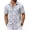Light Gray - Leaf, variant on Mens Hawaiian Shirt Short Sleeve Floral Button Down Shirts Summer Tropical Beach Shirts