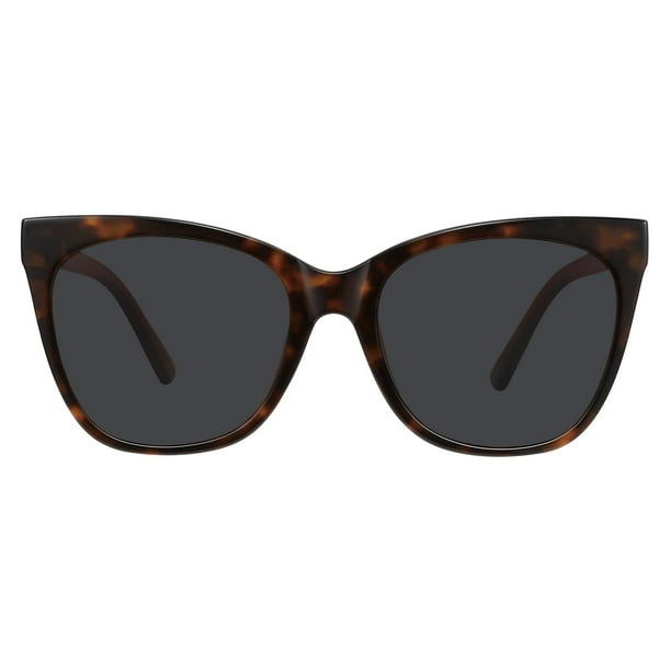 Lentes de Sol WOWSUN Grandes Polarizados de Ojo de Gato para Mujer