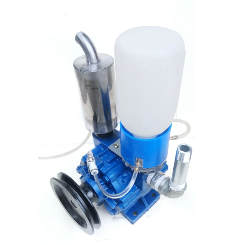 Fichiouy Electric Milking Machine Barrel Cow Milker Portable Vacuum Pump Bucket 1440 r/min 110V