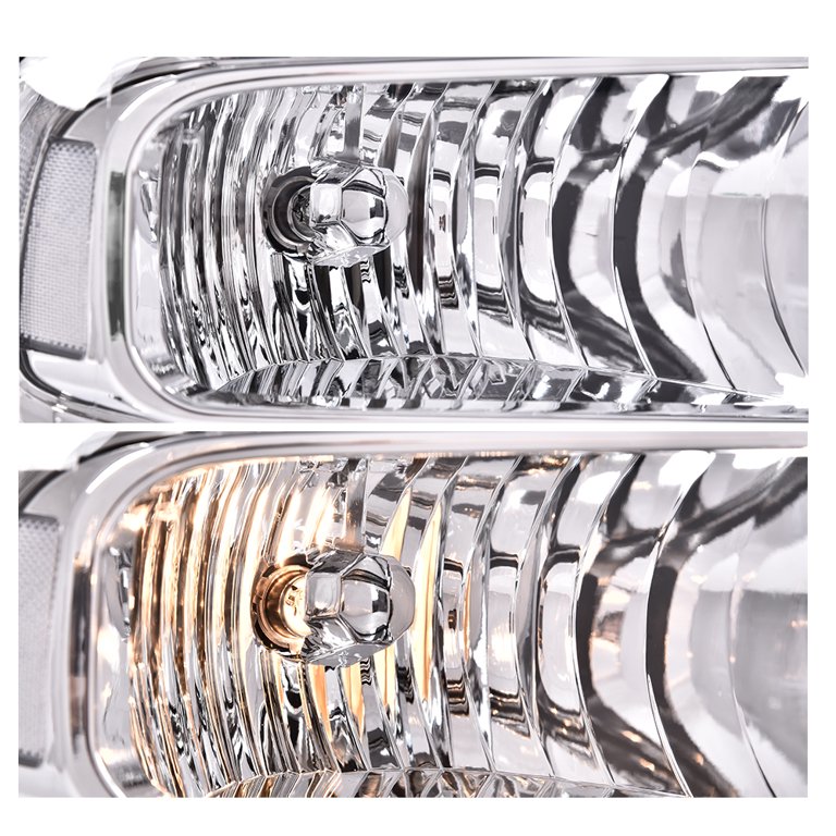 PIT66 Headlights Fit for 99-04 Ford F250 F350 F450 F550 Super Duty