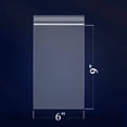 thumbnail image 2 of 1000 Count - 6" x 9", 2 Mil Clear Plastic Reclosable Zip Poly Bags with Resealable Lock Seal Zipper for A7 A8 A9 Cards & Envelopes, Bakery, Cookies, Candies, 2 of 2