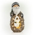 thumbnail image 3 of Alpine Corporation 21-Inch Holiday Santa Statue with LED Lights, 3 of 12