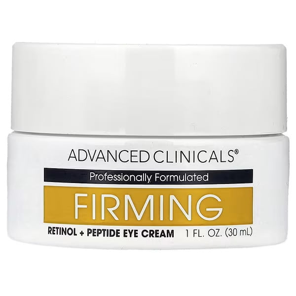 Advanced Clinicals , Crème Raffermissante pour les Yeux au Rétinol + Peptide, 1 fl oz (30 ml)