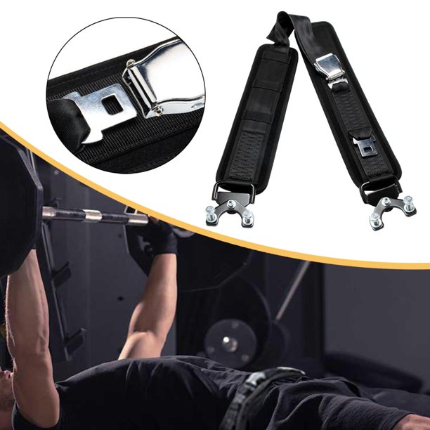 Cinturón para máquina de puente de cadera, cinturón de cintura con hebilla metálica, accesorio profesional para entrenamiento de fuerza y entrenamie