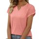 thumbnail image 1 of Camisetas De Mujer Blusa femenina de verano Streetwear Camisetas casuales para deportes al aire libre (Rosa L) Ygjytge para Mujer Rosa T XS, 1 of 1