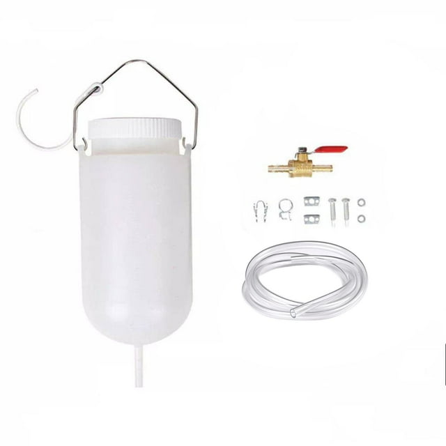 Tanque de combustible auxiliar,Kit de depósito de combustible auxiliar para motocicleta portátil de 1 l,Báscula para almacenamiento de botellas de motor de motocicleta,Herramienta de