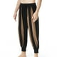 thumbnail image 5 of Pantalones largos para hombre, moda informal de patchwork, cintura elástica, bolsillos, deportivos, 5 of 9