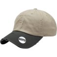 thumbnail image 1 of Pigment Vintage Washed Cotton Dad Hat Baseball Cap Polo Style, 1 of 3