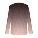 thumbnail image 5 of Neewe Women Tops Loose Fit Long Sleeve Round Neck Button T Shirts Business Casual Blouses Dressy Fall Fashion Work Clothes, 5 of 6