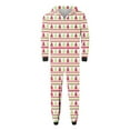 thumbnail image 3 of Pyjamas Parent-Enfant Ensemble de Noël Chaud Imprimé Tenue d'Intérieur Pyjama à Capuche Combinaison pour Papas Pyjamas de Noël Ensemble Familial en Liquidation, 3 of 6
