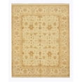 thumbnail image 1 of EORC OOAK-9454 8 x 10 ft. Hand Knotted Wool Peshawar Traditional Oriental Rug, Ivory - Rectangle, 1 of 1