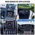 thumbnail image 3 of Powersport Marine Stereo – Premium Powersport Radio with 7 Color LED Backlight - UTV Stereo 4 x 45W for Boat, ATV, UTV, Spa – AM/FM Radio, Rear View Camera Compatible, 3 of 7