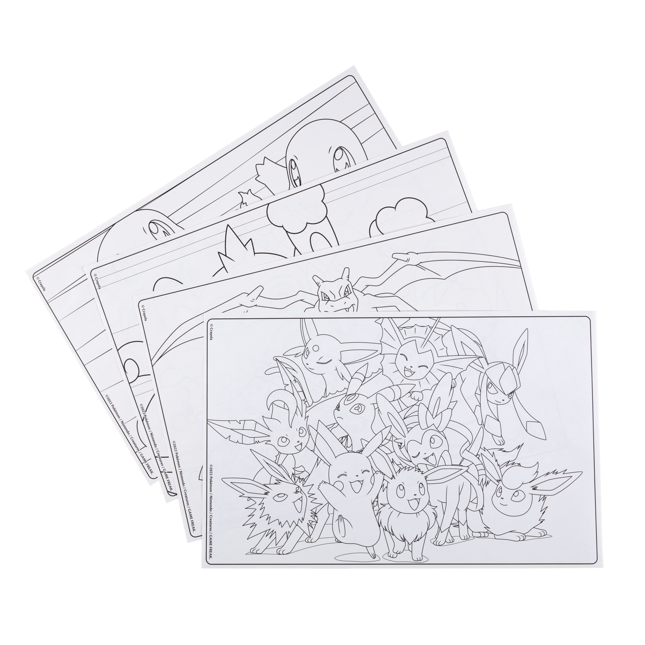 Crayola Pokémon Giant Coloring Pages, Kids Coloring Activities, Gifts for Kids, Ages 3+
