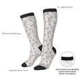 thumbnail image 6 of Fotbe Orchids Flowers print Women's Men's Novelty Crew Socks Cotton Socks Knee High Socks for Walking,Running,Nurses,Pregnancy, 6 of 8