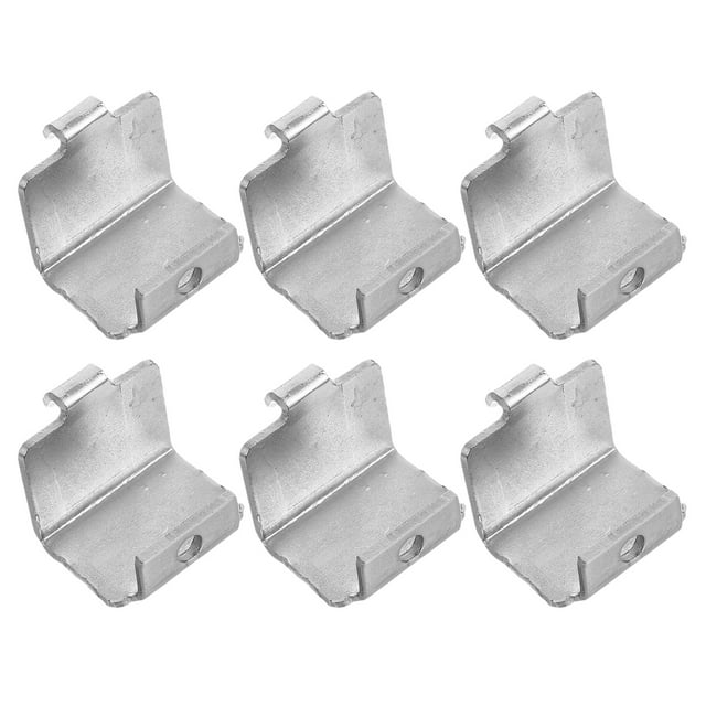 Miangastore 6pcs Metal Shelf Clips For Refrigerator Shelf Support For Commercial Freezers Coolers Stability Organization Cooler Shelf Support