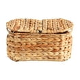 thumbnail image 6 of Eden Grace Handmade Oval Woven Wicker Basket with Lid - Stylish Storage Solutions for Home Organization - Medium, 6 of 10