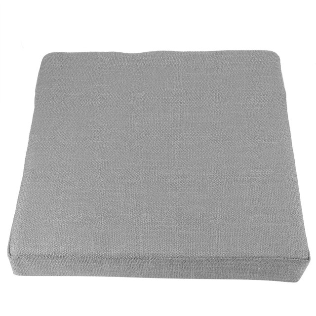 Cojín De Meditación De Lino Ecológico, Cojín De Buena Dureza, Estera De Meditación, Para La Meditación En El Hogar YLSHRF Gris oscuro 40 x 40 x 6 cm (largo x ancho x alto)