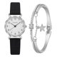 thumbnail image 1 of Reloj de mujer Reloj de señora Correa de cuero Reloj de señora de cuarzo analógico Moda Temperamento/Rojo, 1 of 3