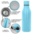 thumbnail image 3 of Popular!Botella de agua portátil para deportes al aire libre,taza aislada de boca pequeña de acero inoxidable de 550ml, 3 of 3