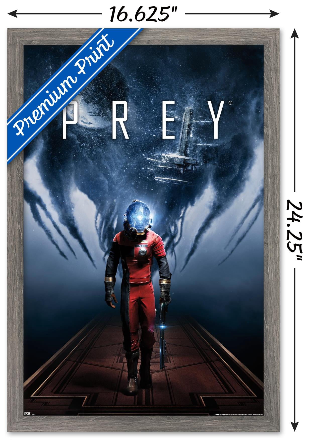 Prey - Key Art Wall Poster, 14.725" x 22.375" Framed