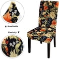 thumbnail image 5 of Parson Chair Covers,Floral Pattern Stretch Parsons Chair Slipcovers 4 Universal Removable Washable Chair Seat Covers Protector for Dining Room Kitchen Hotel, 5 of 6