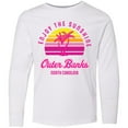 thumbnail image 3 of Inktastic Summer Enjoy the Sunshine Outer Banks North Carolina in Pink Long Sleeve Youth T-Shirt, 3 of 5