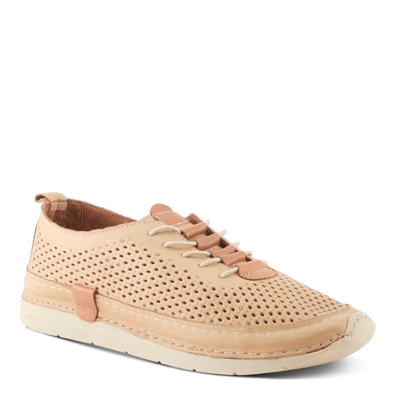 Spring Step Women's Breen Slip-On Sneakers - Premium Leather, Perforated Design, Arch Support
