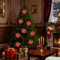 thumbnail image 7 of Ltvvegg Christmas Balls Ornaments, 4.72in Large Christmas Decorations Tree Shatterproof Christmas Ball Ornaments for Wedding Holiday Halloween Party Indoor Outdoor Decor, Red, 7 of 7