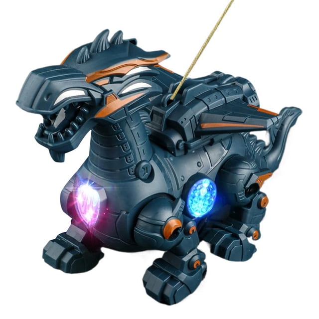 Lttoisl Electric Walking Dinosaur Toy with Roaring Sounds & LED Lights | Dynamic Simulation Dinosaur Figure Model for Boys & Girls | Interactive Educational Gift