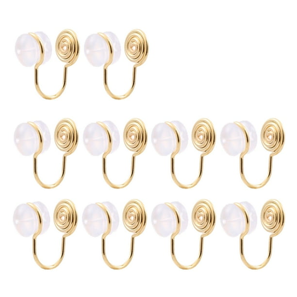 10x Non Pierced Earrings Converters Ear Copper Replacement DIY