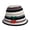 Black cherry, variant on Plush Knitted Fisherman Hat Unisex Adjustable Hat Portable Elegant Bucket Hat