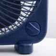 thumbnail image 4 of Comfort Zone 9" Portable Box Fan, Blue, 4 of 6