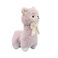 thumbnail image 2 of Cuddly White Alpaca Llama Lamb Toy - 13" Stuffed Animal Cushion Plush Doll, Kawaii Plushie, 2 of 6