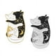 thumbnail image 1 of Broche de aceite goteante con diseño de abrazo de gato bicolor negro serie Tai Chi, 2 piezas, 1 of 5