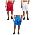 thumbnail image 4 of AND1 Men's and Big Men's Core All Court Short, 11" Inseam, 3-Pack, Sizes XS-5XL, 4 of 13