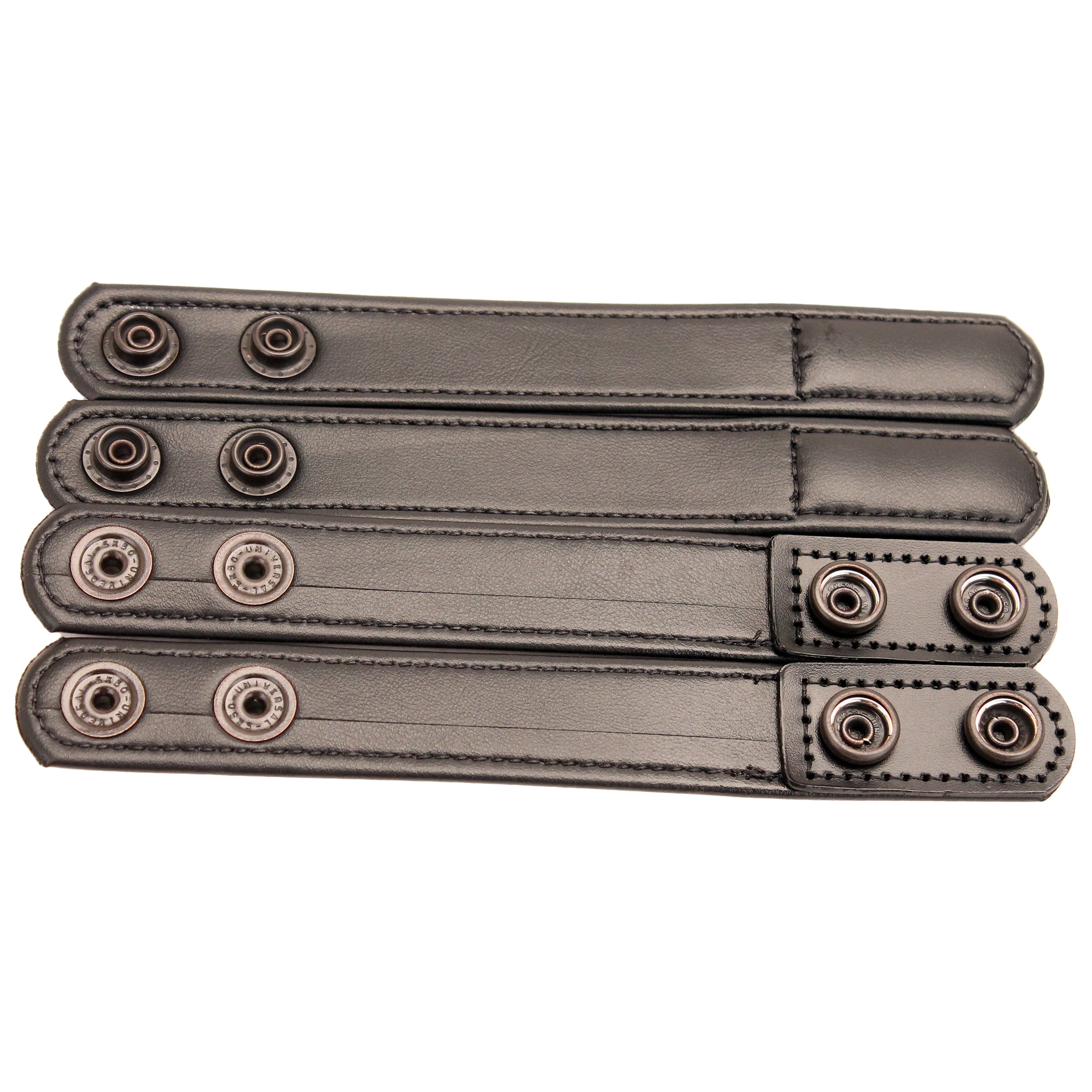 Bianchi 22186 AccuMold Elite Plain Leather Belt Keepers W Brass Snap 4 Pack for sale online 