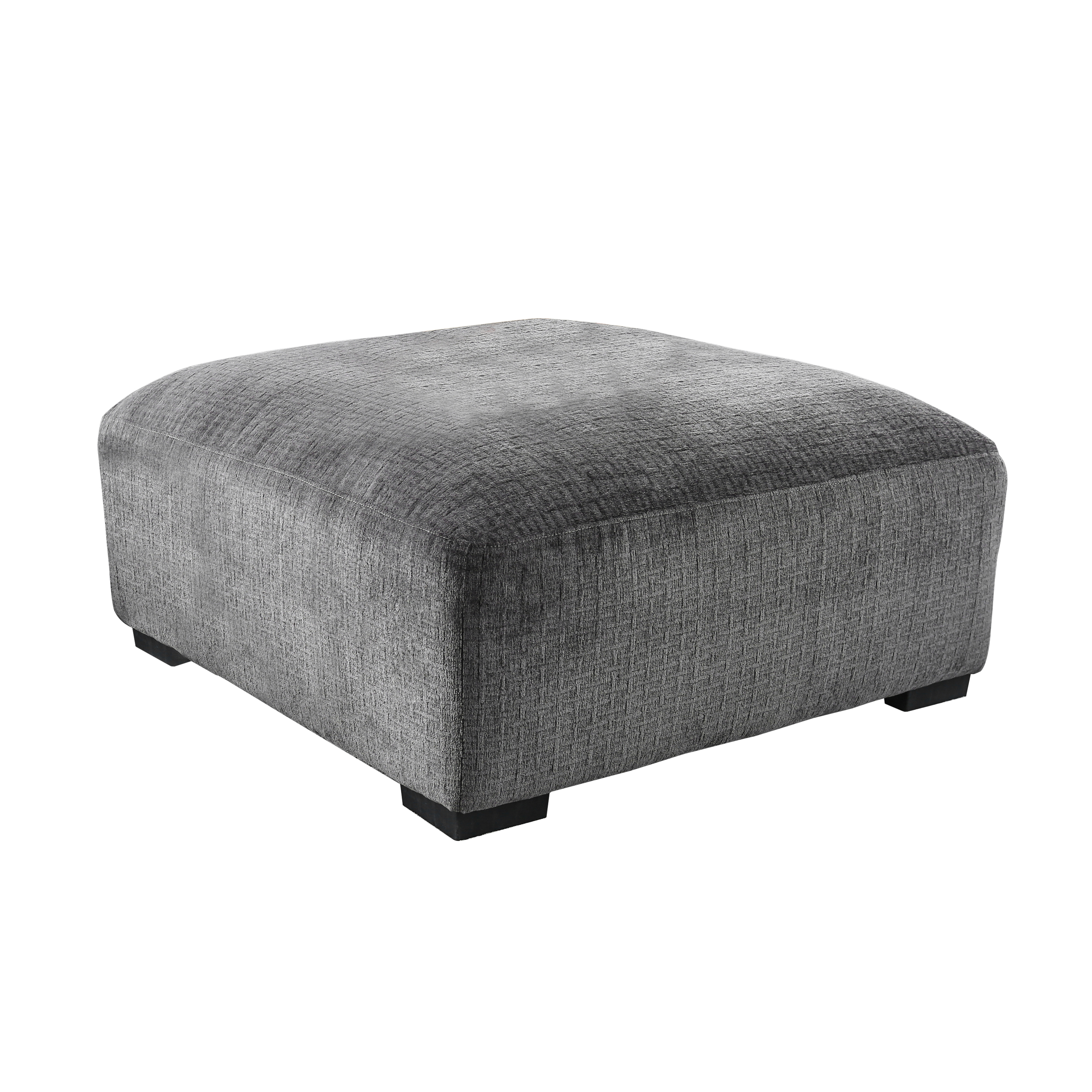 Furniture of America Contemporary Fabric Kayla Ottoman, Gray