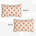 thumbnail image 2 of Honeii Orange Peach Decorative Throw Pillow Case - Elevate Your Couch, Sofa, or Bed with Stylish Home Decor, Perfect Gift Idea-14"x20", 2 of 6