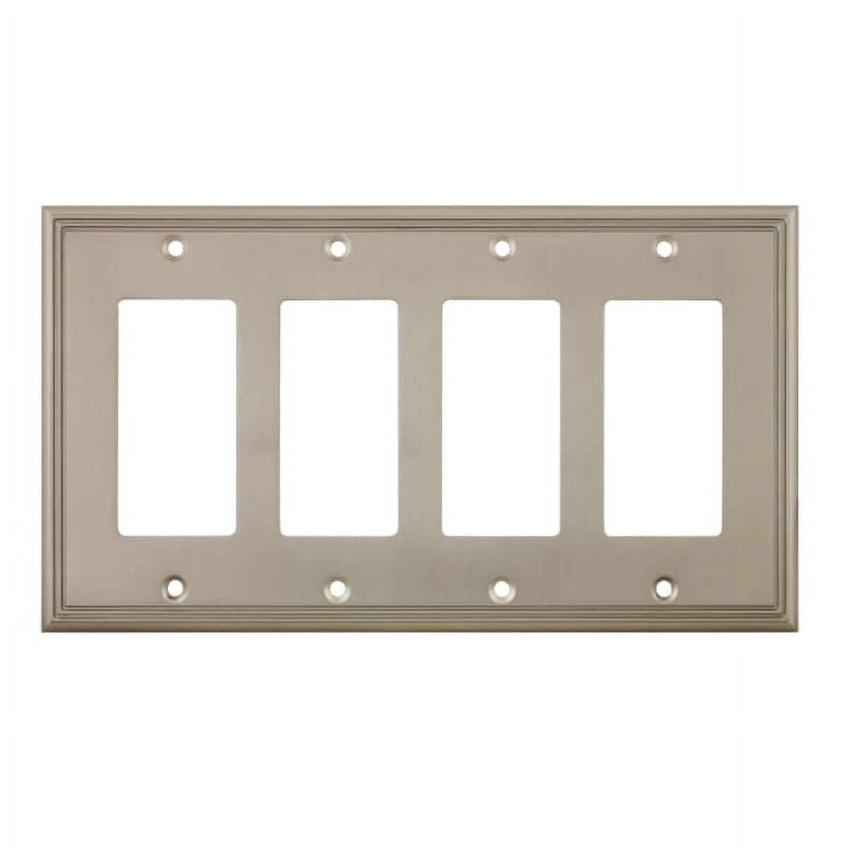 Cosmas Single GFI/Decora Wall Switch Plate – Oil Rubbed Bronze, Heavy-Duty Cast Metal Cover
