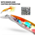 thumbnail image 4 of 14cm Squid Lure with Tentacles - 40g Realistic Fishing Bait, 4 of 9