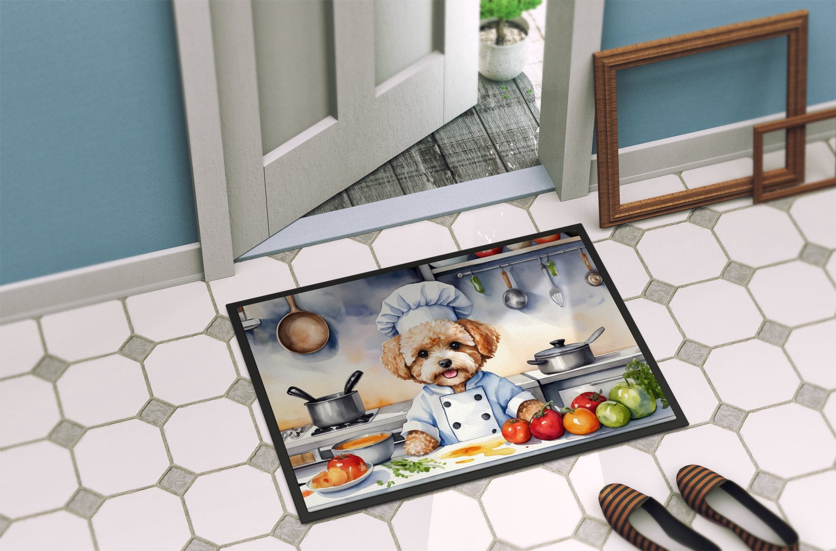 Yorkie Yorkshire Terrier The Chef Doormat