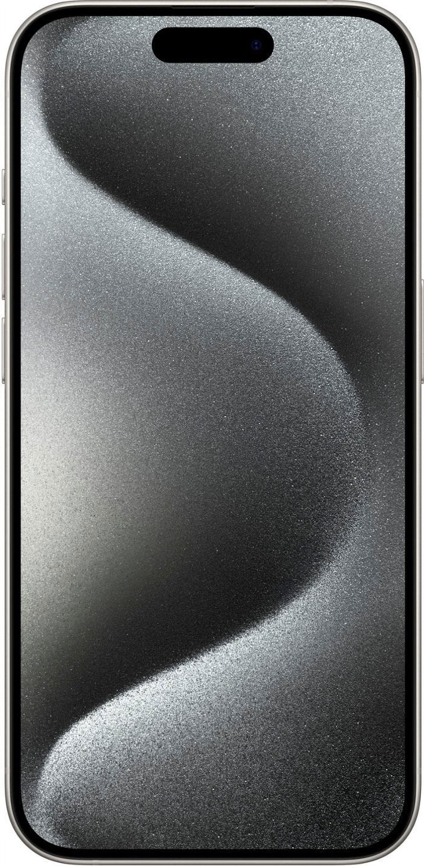 Restored Premium Apple iPhone 15 Pro - Fully Unlocked - 1 TB White Titanium (Refurbished) thumbnail 6